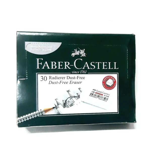 08b9d89cdee37e15863b8e48db69b3eb.webp FABER CASTELL Dust Free Eraser 7086 30D 4 pcs 30pcs Box