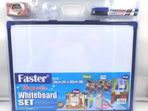 Faster Magnetic Whiteboard Set SIze 30cm x 40cm