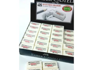 FABER CASTELL 48PCS DUST FREE ERASER 7086 48D