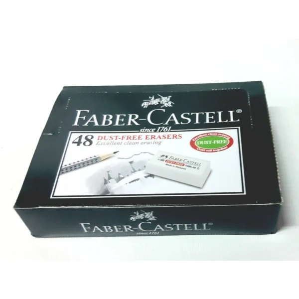 FABER CASTELL 48PCS DUST FREE ERASER 7086 48D