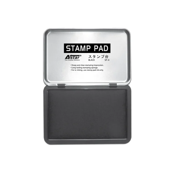SP4-BK_Astar_Stamp_Pad-02 ASTAR STAMP PAD Black