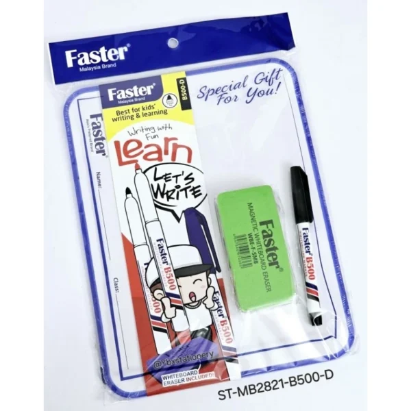 Faster Whiteboard A4 Size Set
