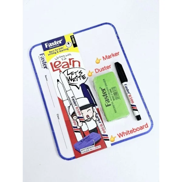 Faster Whiteboard A4 Size Set