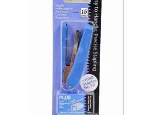 PLUS Stapler Set Office Equipment 15 sheets Staple Blue Colour PS 10E